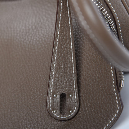 Hermes Taurillon Clemence Lindy 30 Etoupe 9 of 11