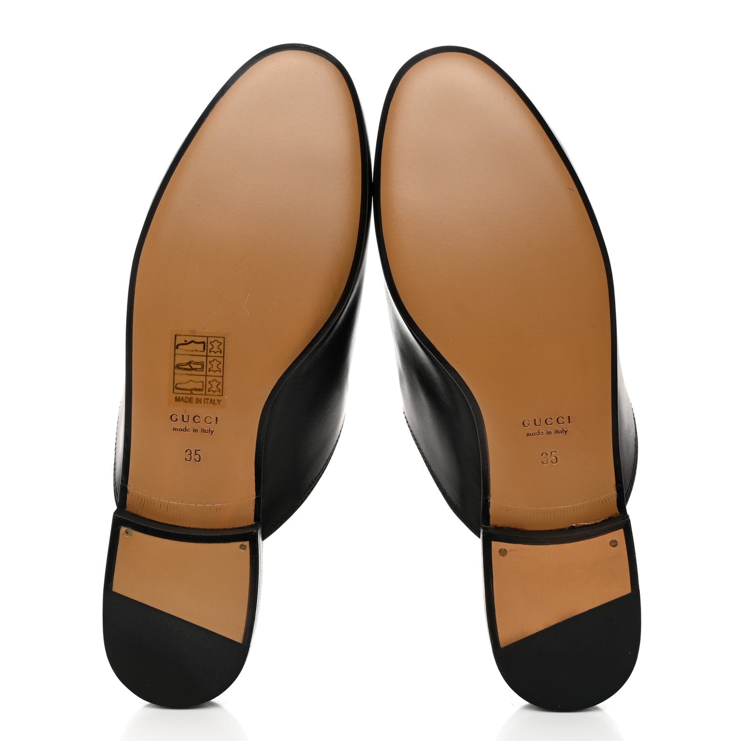 Calfskin Flower Embroidered Princetown Slippers 35 Black