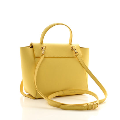 Celine Grained Calfskin Nano Belt Bag Citron 3 of 14