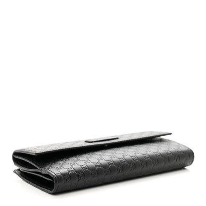 Gucci Microguccissima Continental Flap Wallet Black 4 of 9