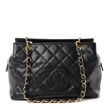 Chanel Caviar Quilted Petit Timeless Tote PTT Black 1 of 10