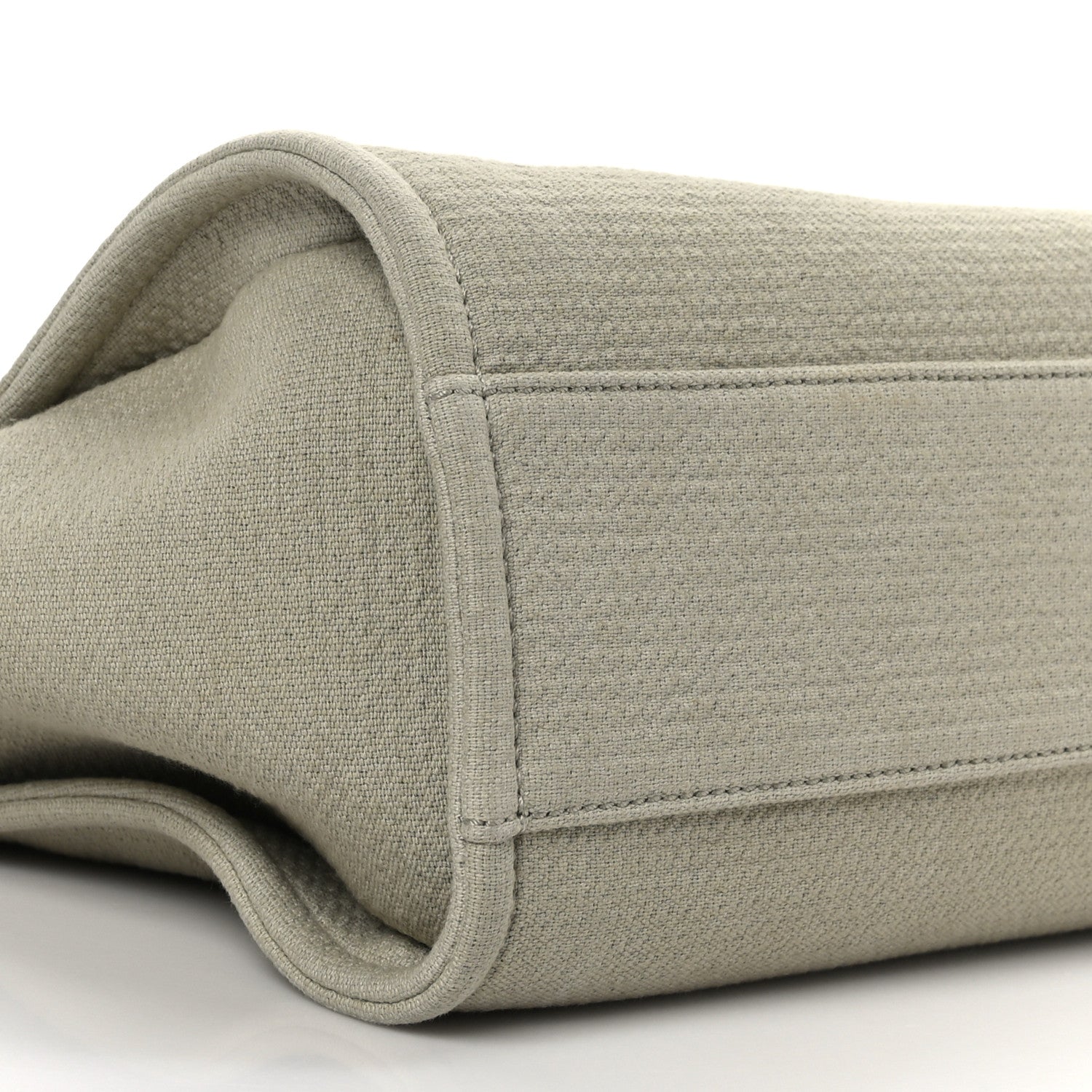 Chanel Mixed Fibers Small Deauville Tote Light Grey 9 of 10