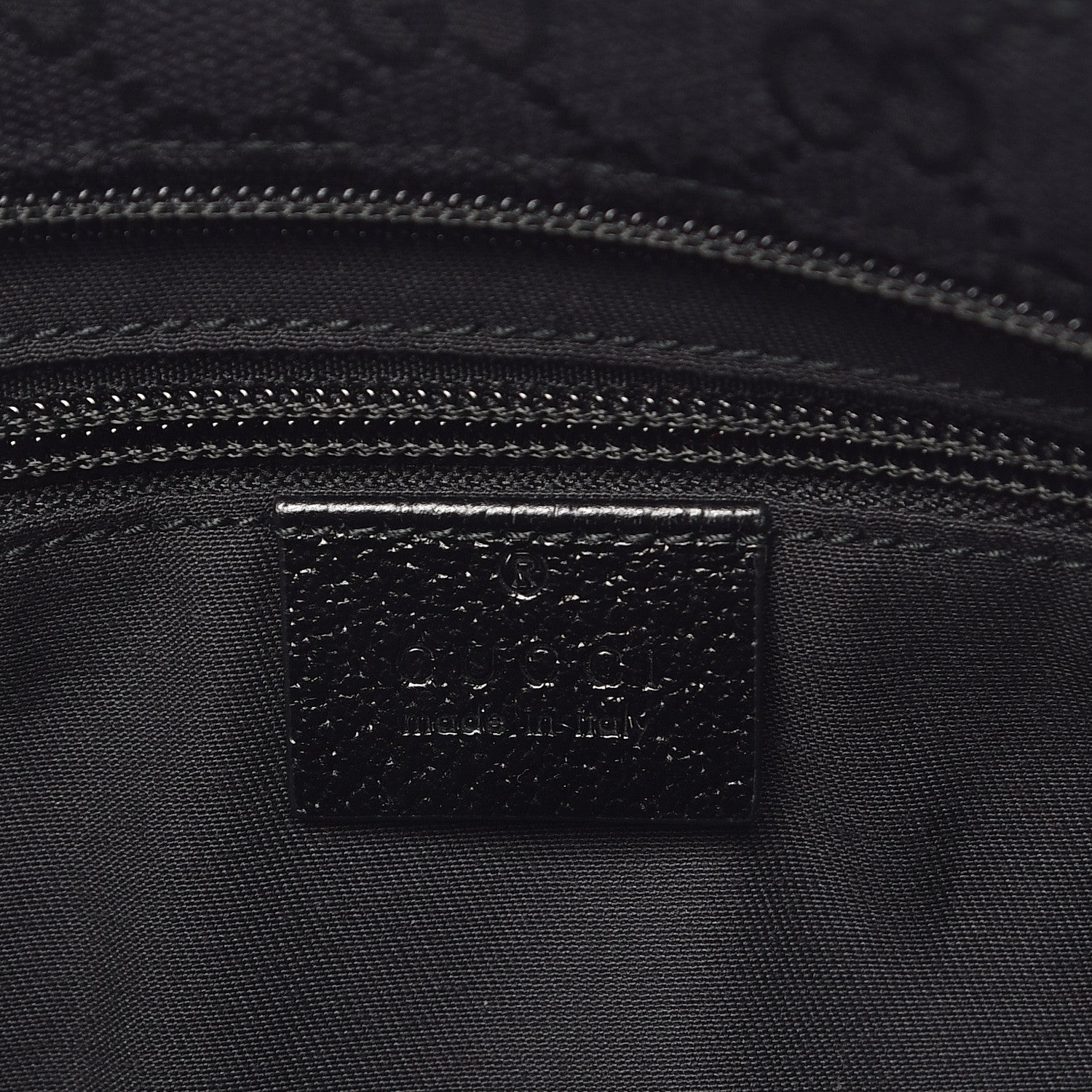 Gucci Monogram Web Small Flat Messenger Crossbody Black 6 of 10