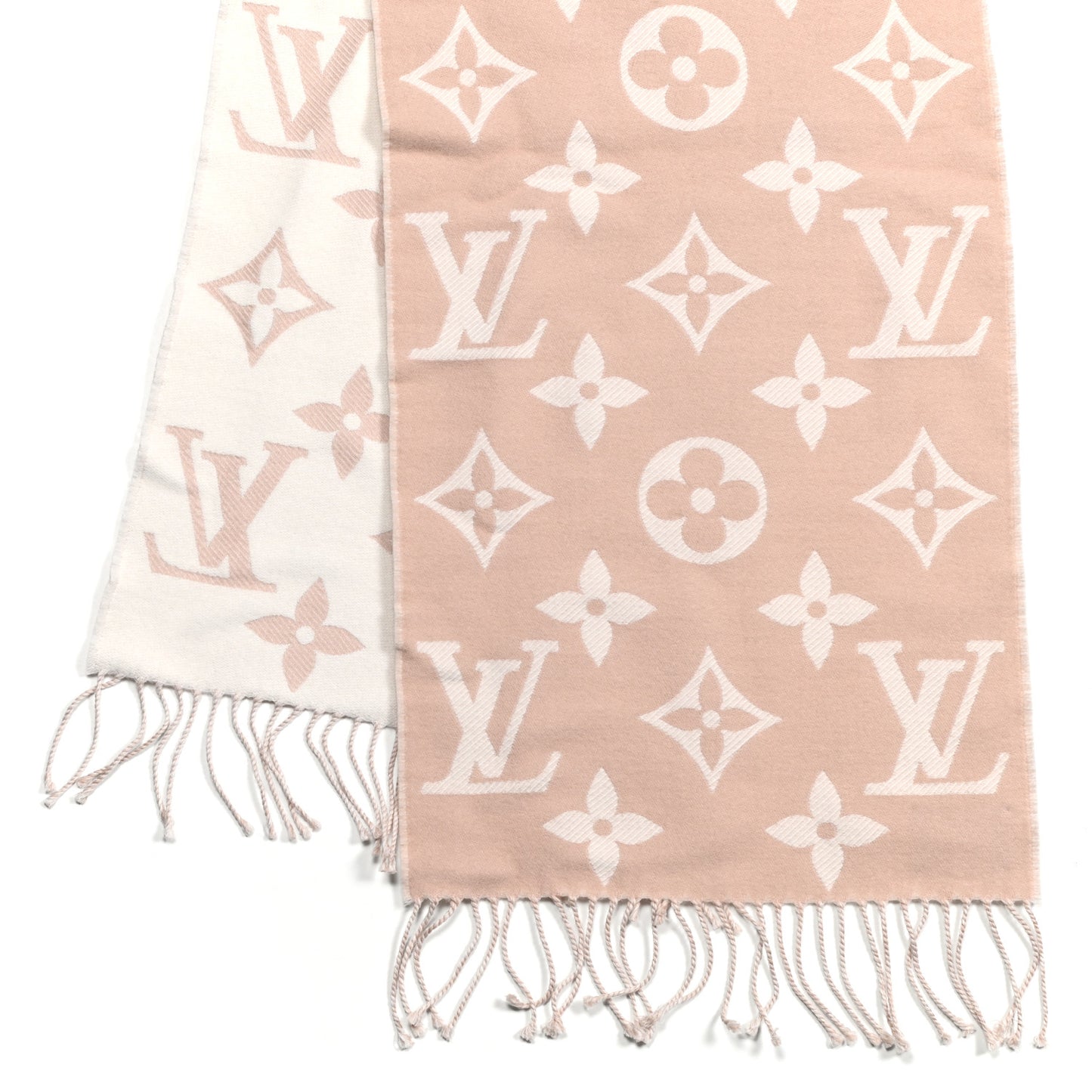 Wool Monogram Simply LV Scarf Beige