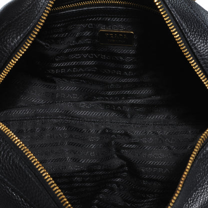 Prada Vitello Daino Buckle Bag Nero Black 6 of 8
