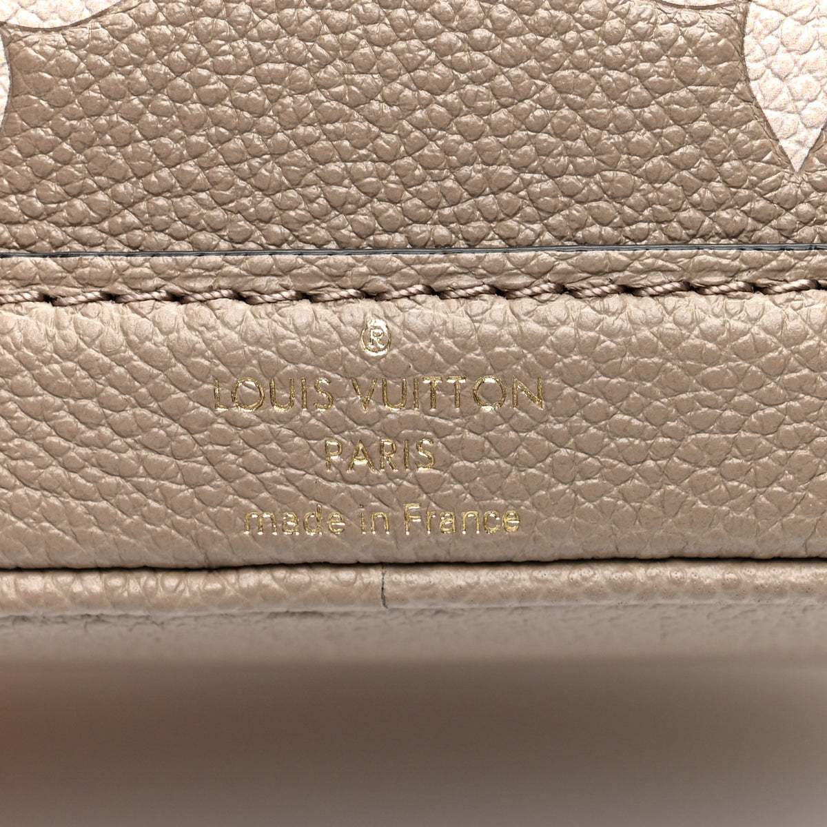 Louis Vuitton Empreinte Monogram Giant Nano Noe Tourterelle Creme 5 of 8