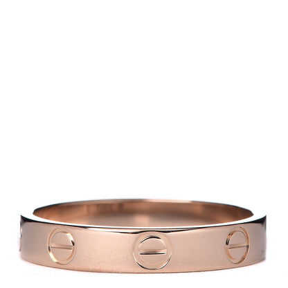 Cartier 18K Pink Gold 3.5mm LOVE Wedding Band Ring 55 7.25 3 of 4