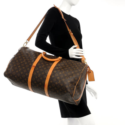 Louis Vuitton Monogram Keepall Bandouliere 55 2 of 13