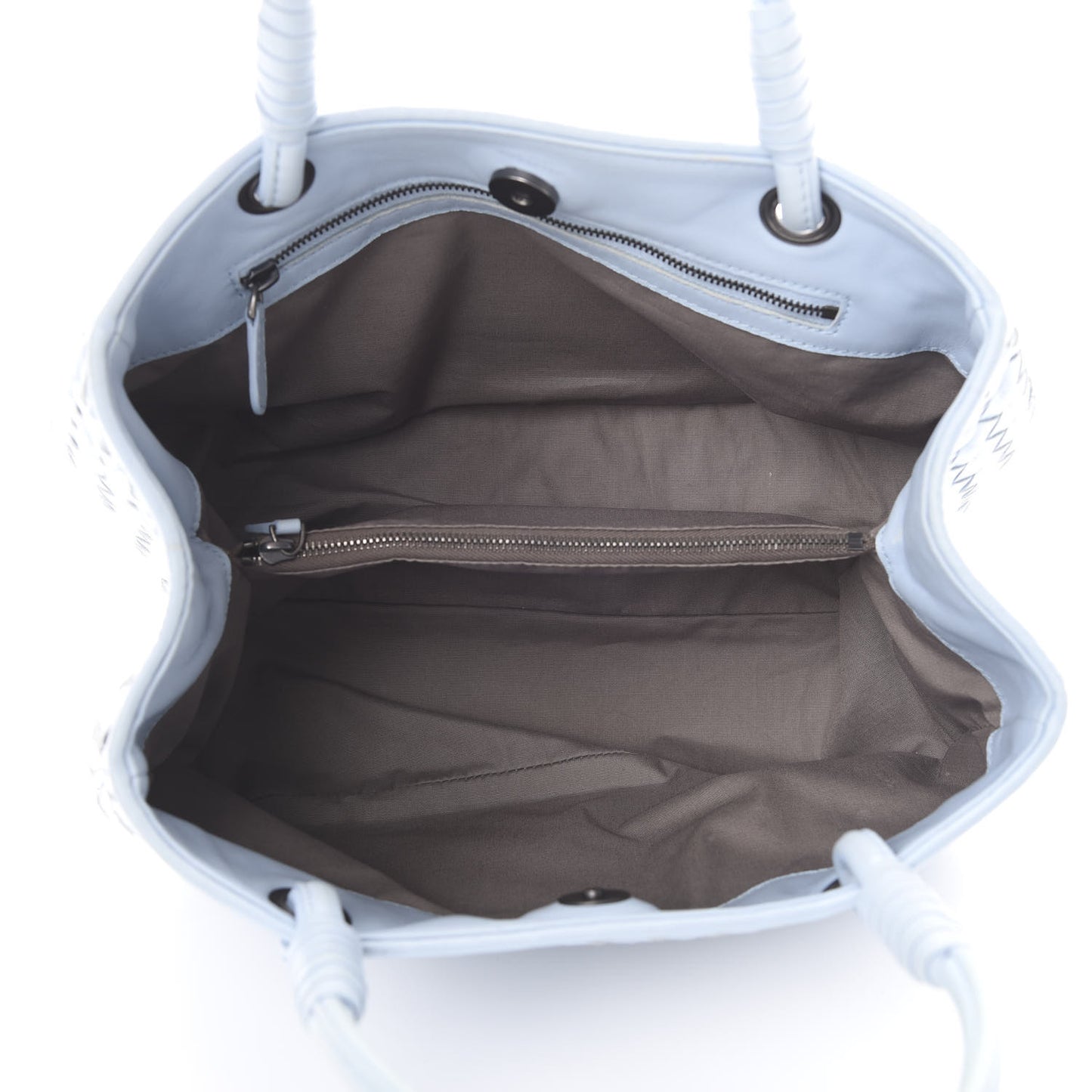 Nappa Intrecciato Tote Ciel