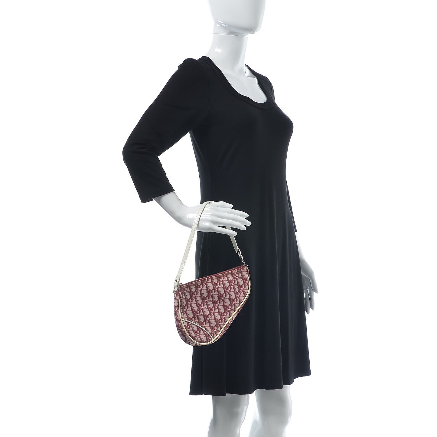 Monogram Mini Saddle Pochette Red