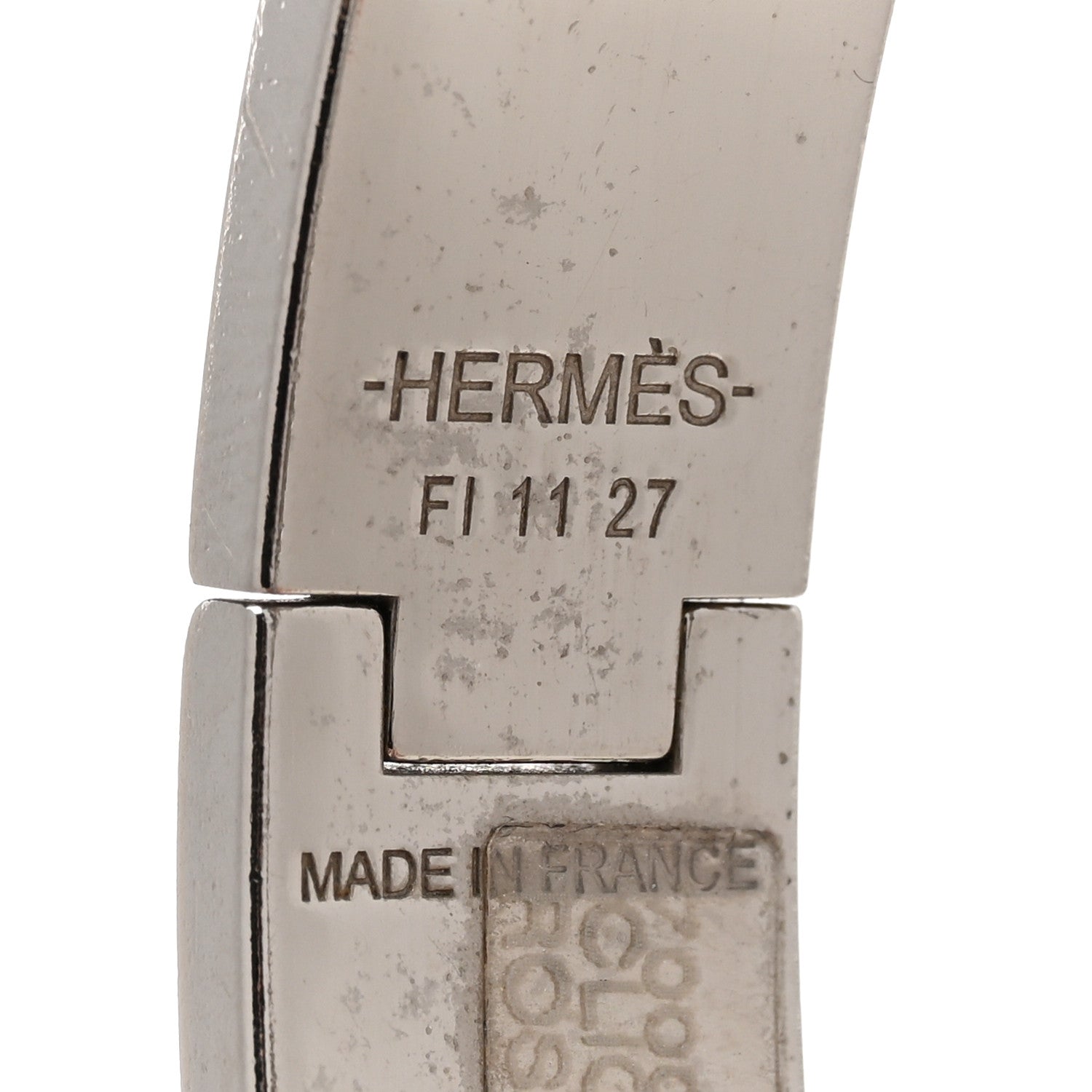 Hermes Enamel Narrow Clic Clac H Bracelet PM Rose Flamingo 4 of 6