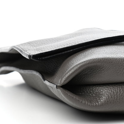 Tom Ford Calfskin Large Alix Padlock Zip Shoulder Bag Graphite 8 of 12