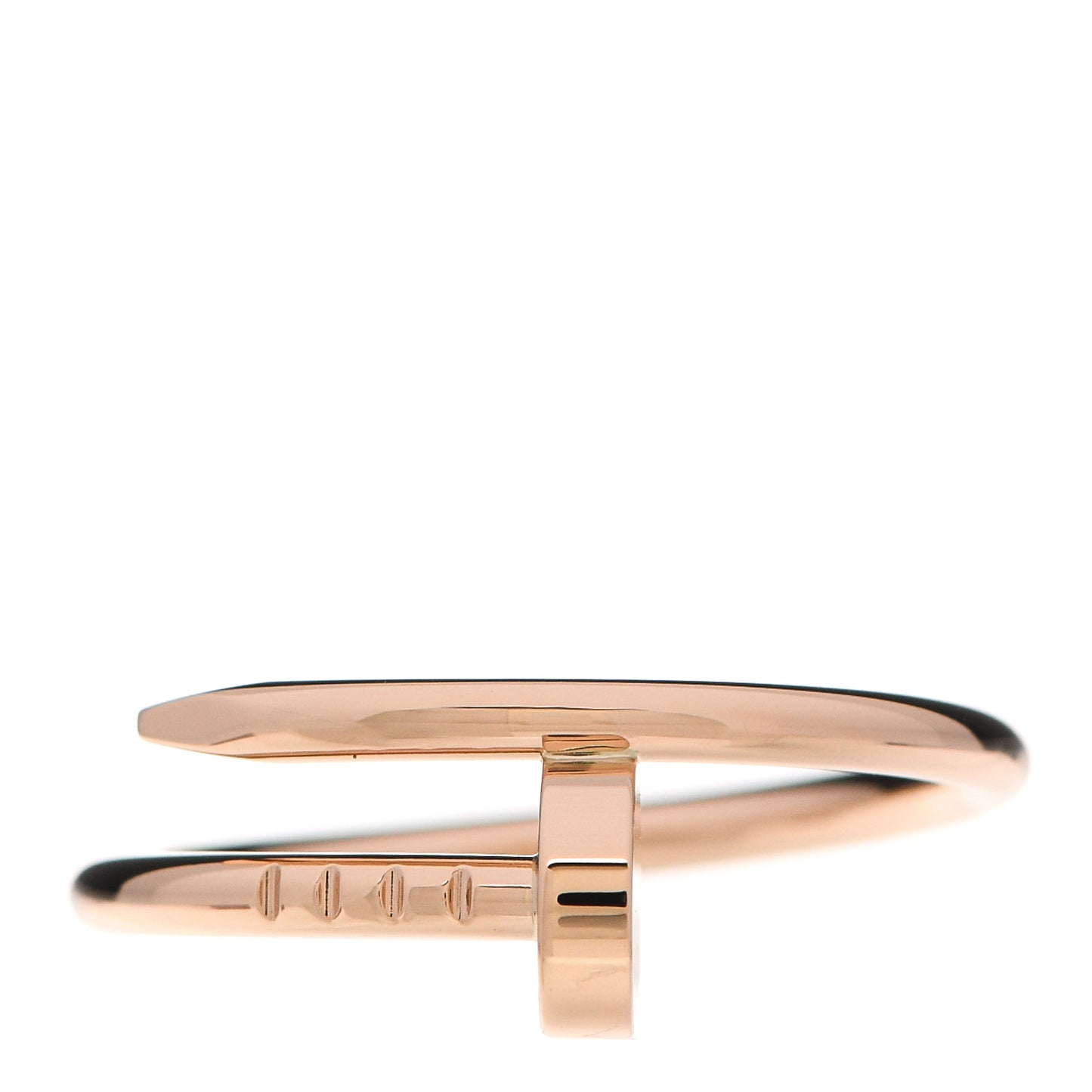 18K Pink Gold Small Juste Un Clou Ring 53 6.25