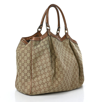 Gucci Monogram Large Sukey Tote Bronze 3 of 10