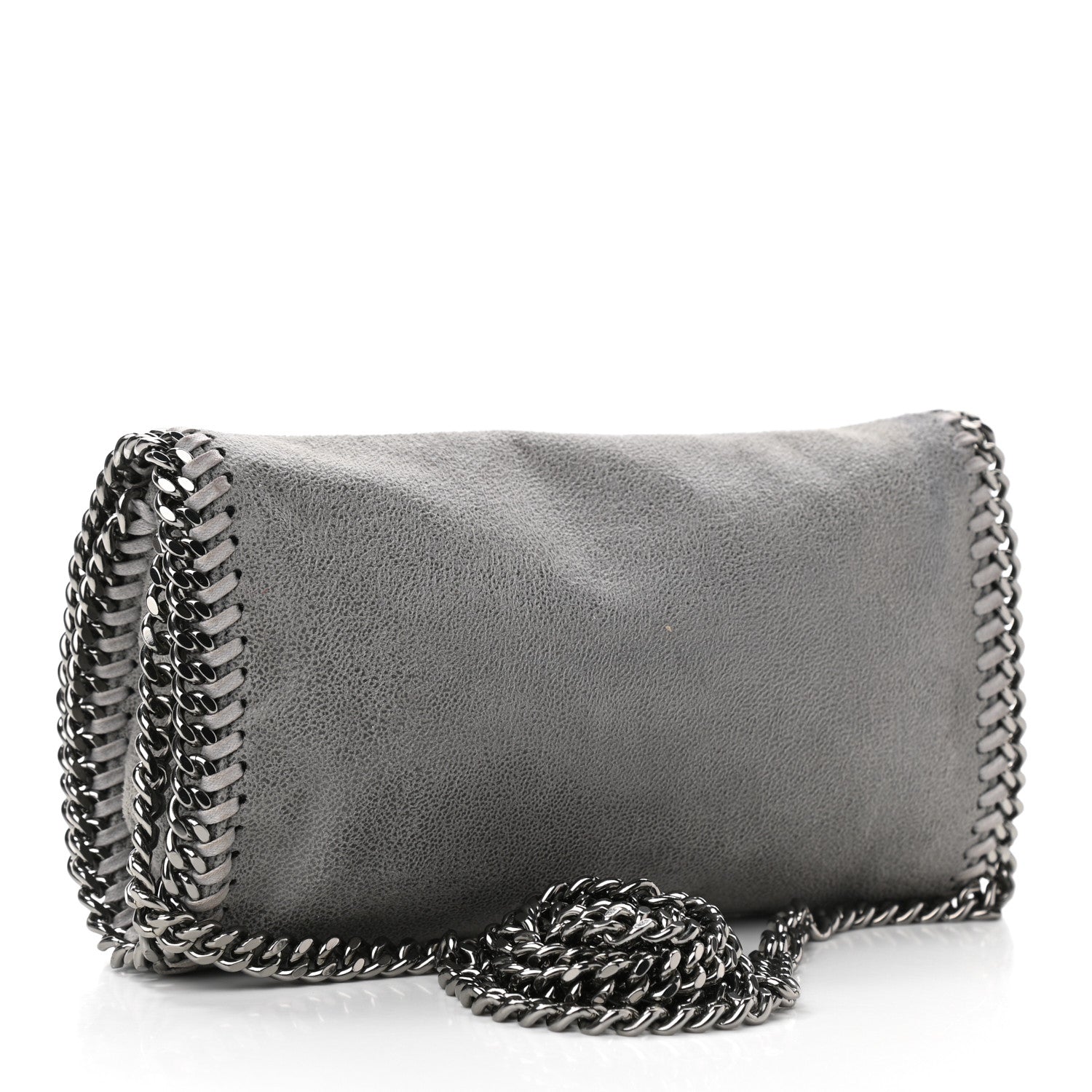 Stella McCartney Shaggy Deer Falabella Crossbody Bag Light Grey 3 of 10