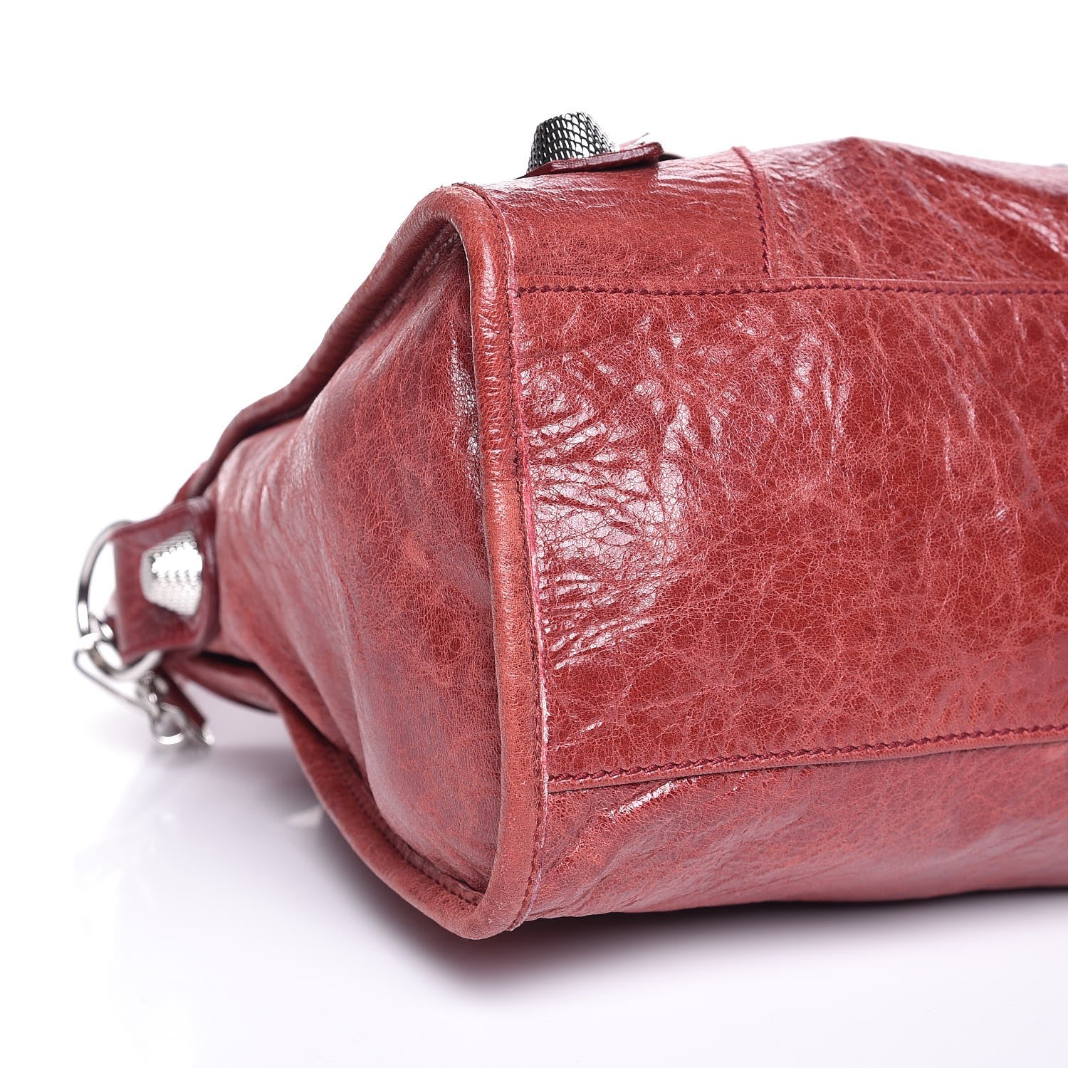 Balenciaga Agneau Giant 21 Silver Hardware City Pourpre 9 of 12