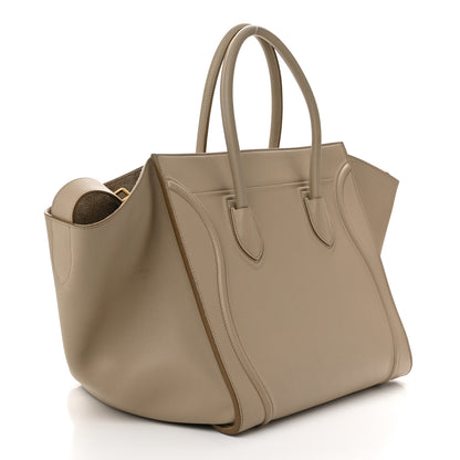 Celine Supple Calfskin Medium Phantom Luggage Beige 3 of 14