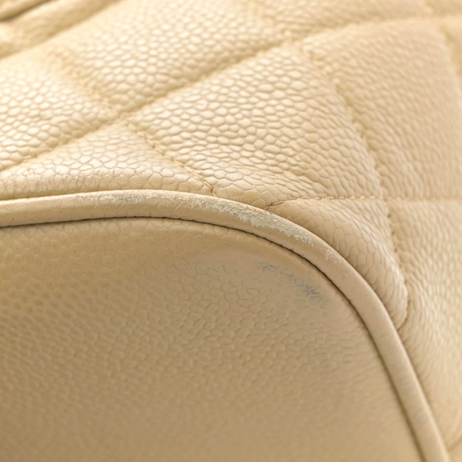 Chanel Caviar Quilted Medallion Tote Beige 13 of 13