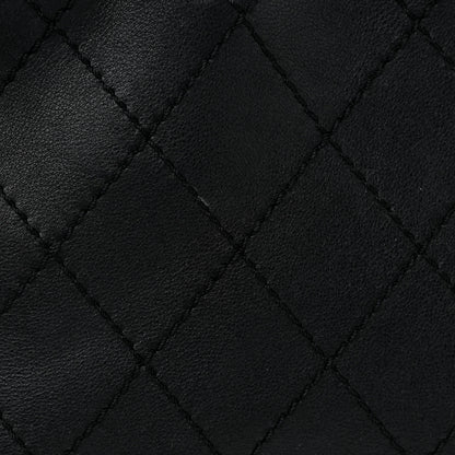 Chanel Calfskin Stitched Large Bowling Bag Black 14 of 14