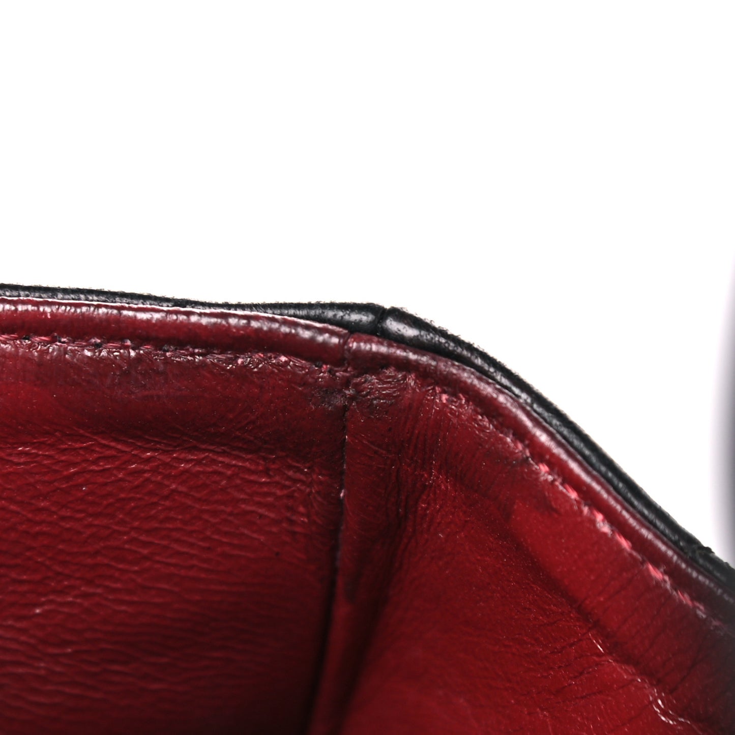 Lambskin Quilted Small Double Flap Black