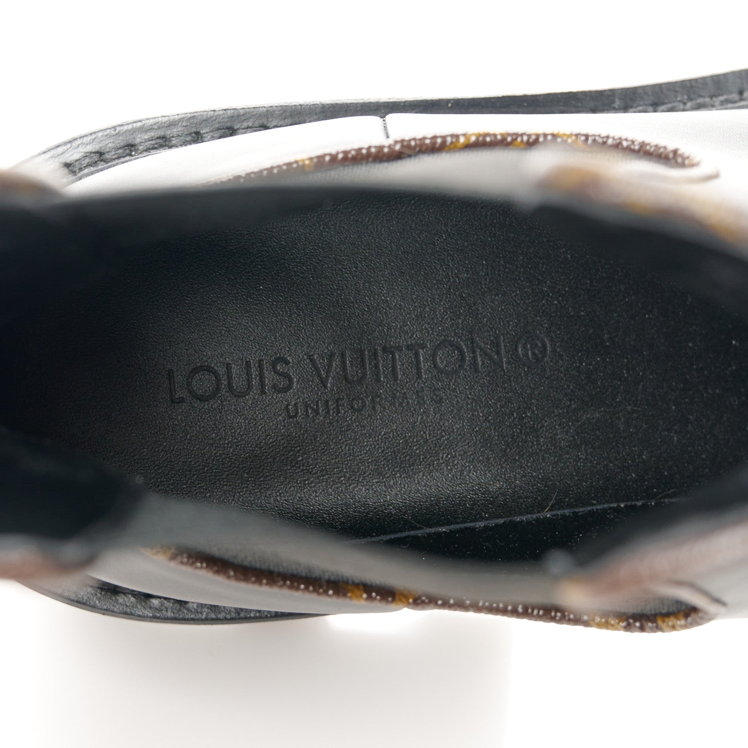 Louis Vuitton Calfskin Monogram Beaubourg Ankle Boots 40 Black 8 of 8