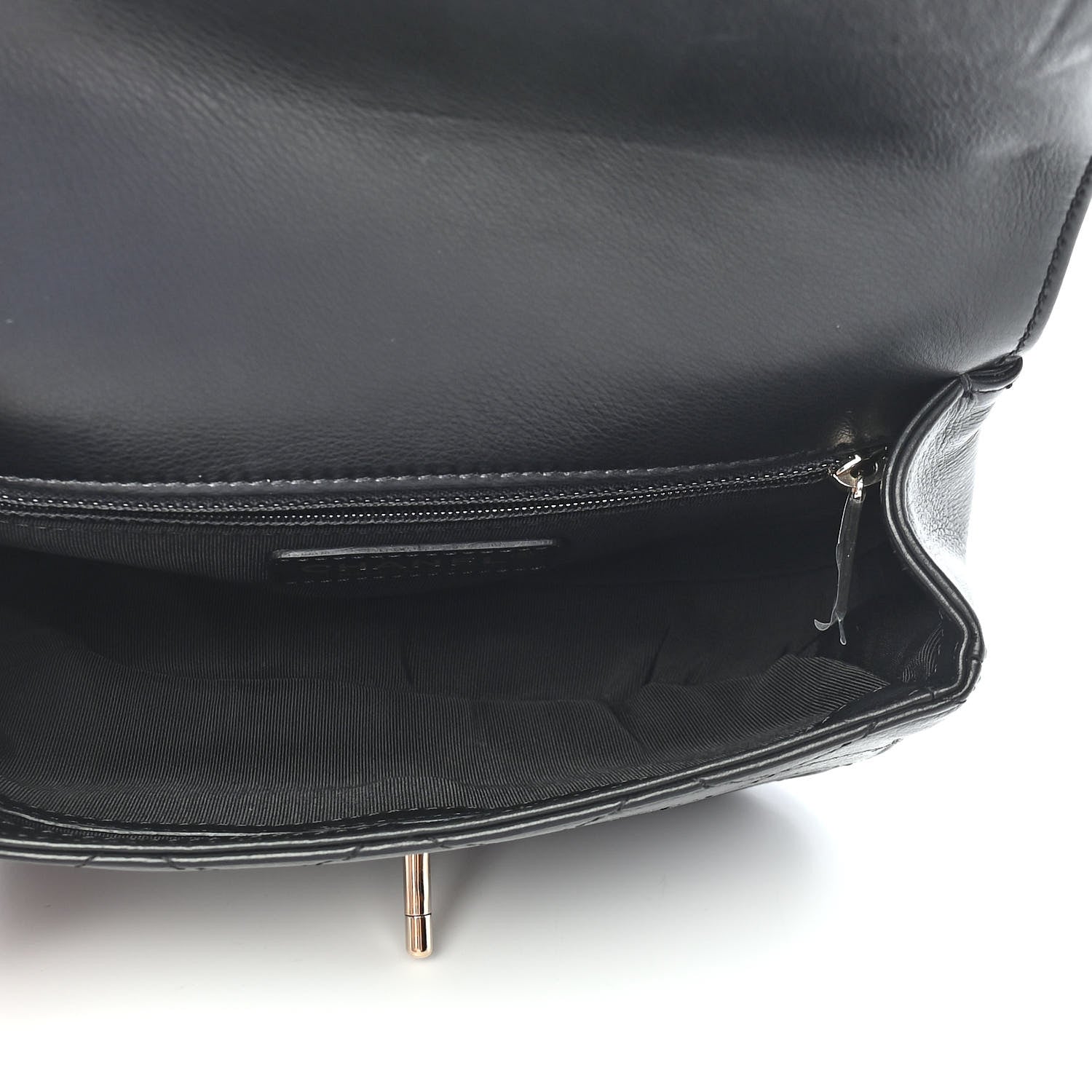 Chanel Calfskin Stitched Coco Curve Waist Bag Black 5 of 10