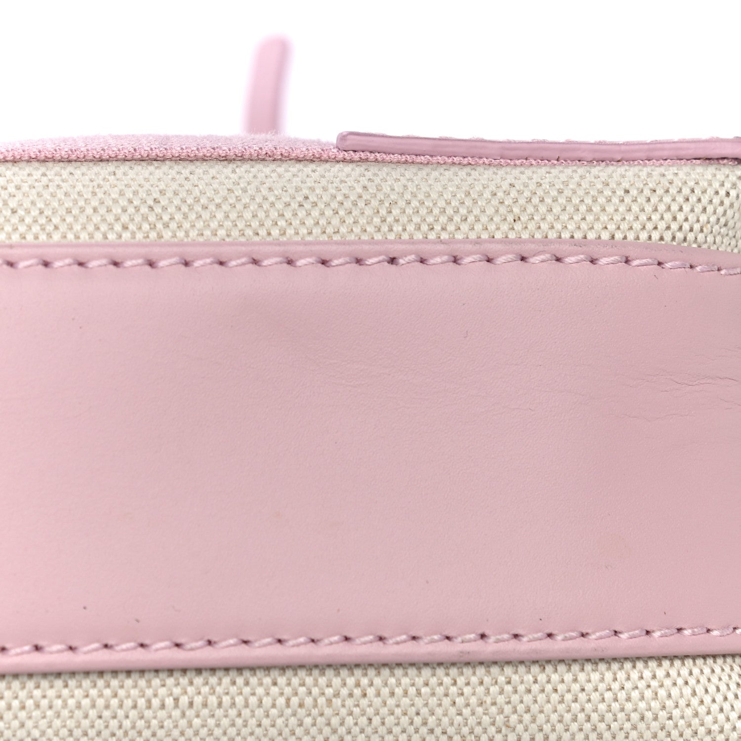 Balenciaga Cotton Canvas Satin Calfskin Navy Cabas XS Natural Pink 14 of 16
