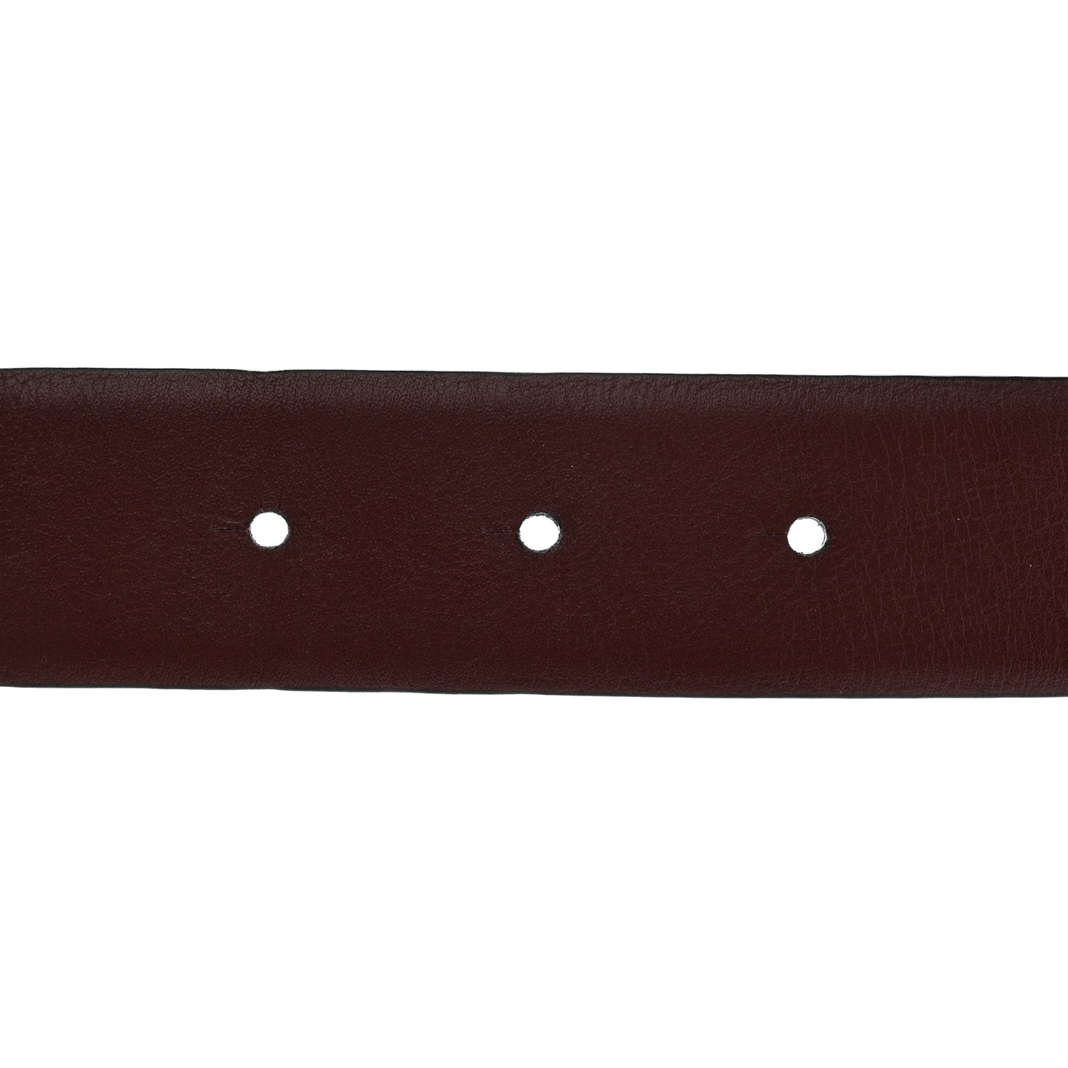 Chanel Calfskin CC Reversible Belt 80/32 Black Burgundy 3 of 8