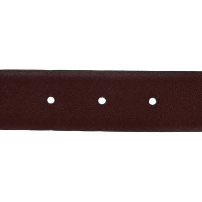 Chanel Calfskin CC Reversible Belt 80/32 Black Burgundy 3 of 8