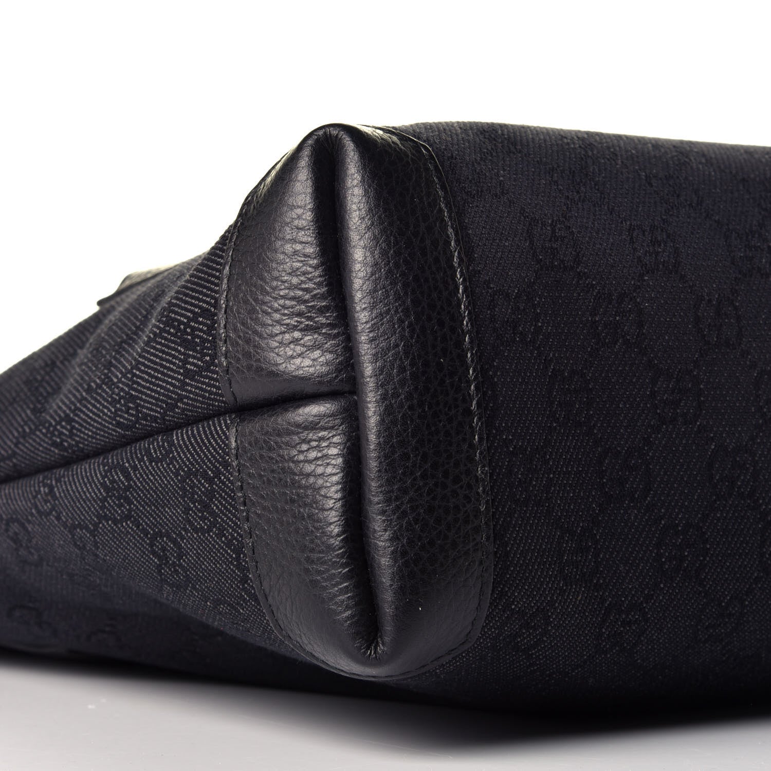Gucci Monogram Tote Bag Black 7 of 8