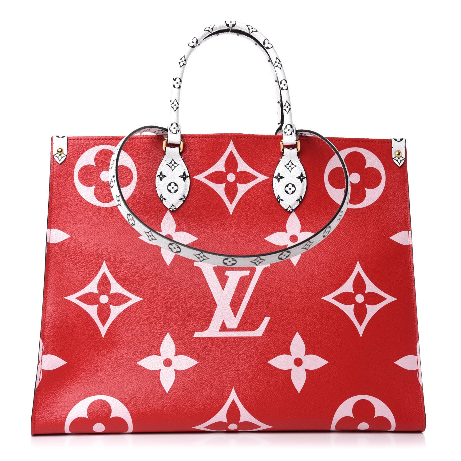 Louis Vuitton Monogram Giant Onthego GM Rouge Rose 1 of 11