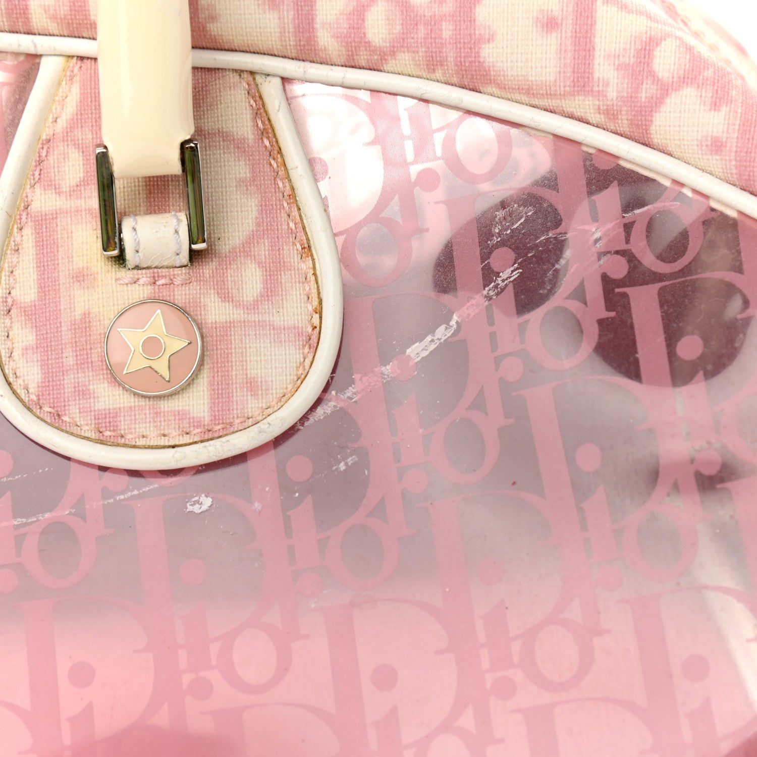 Christian Dior Monogram PVC Bowler Pink 11 of 22