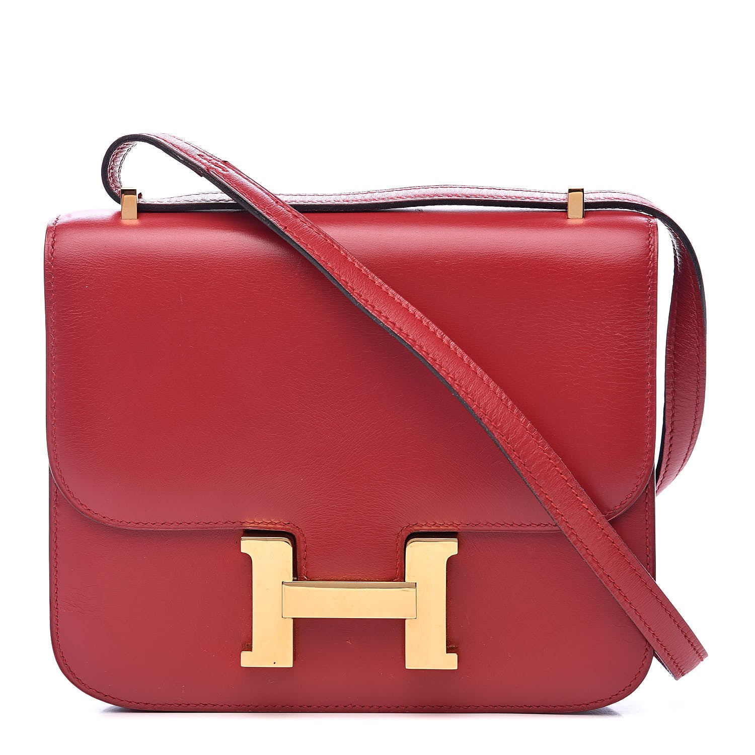 Hermes Box Constance 18 Red 1 of 17