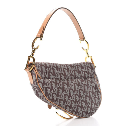 Christian Dior Monogram Saddle Bag Beige 3 of 7