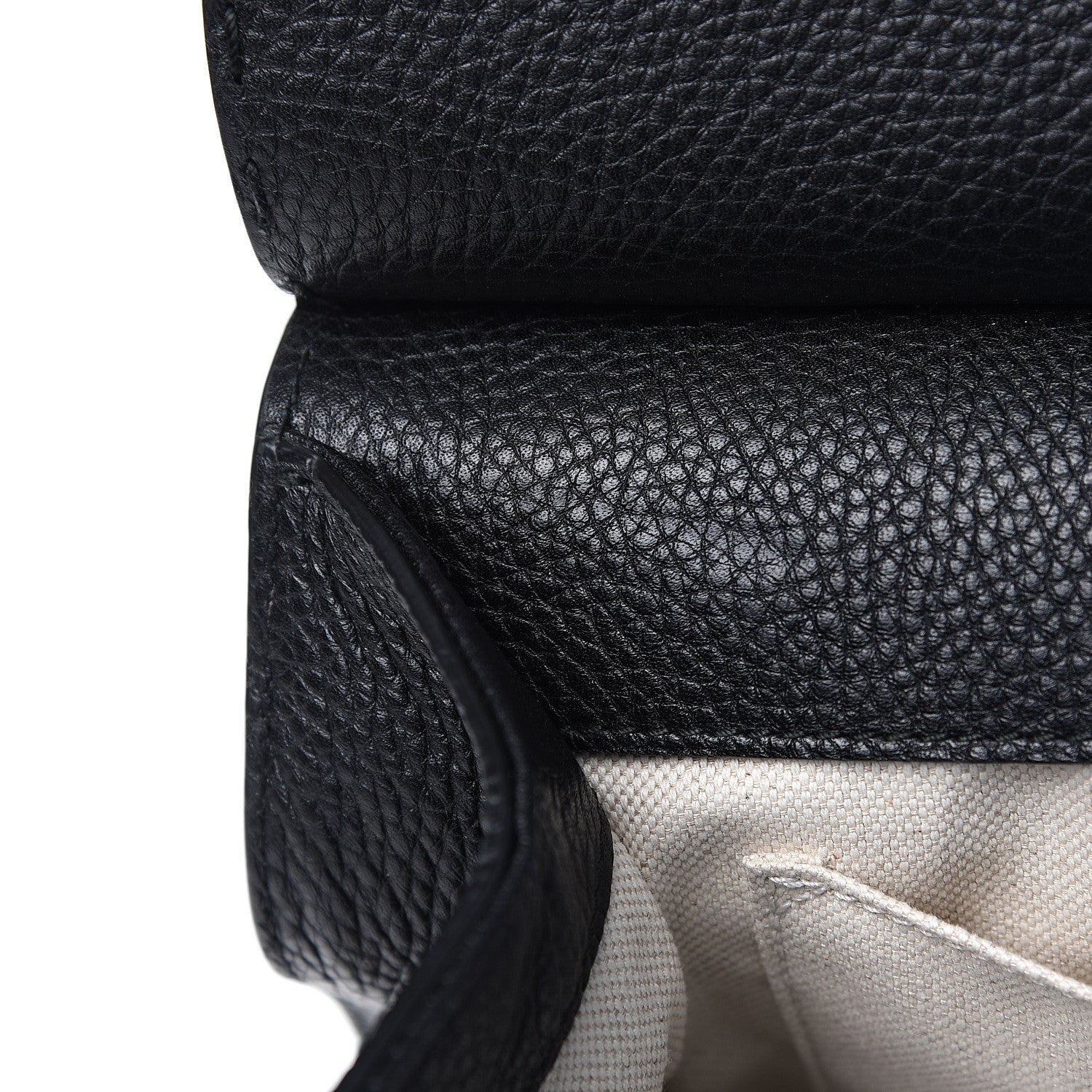 Gucci Calfskin Mini GG Marmont Top Handle Bag Black 10 of 10