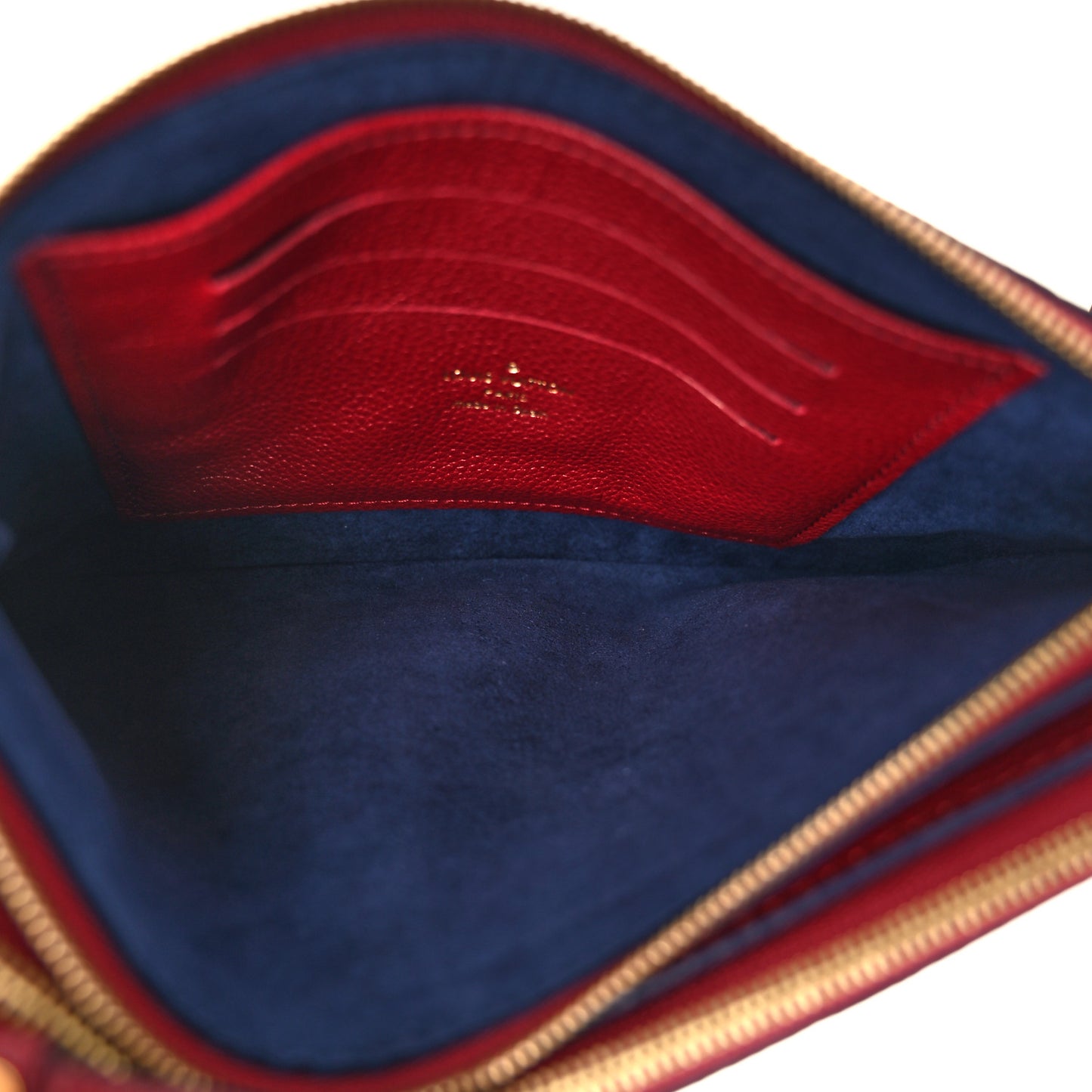 Empreinte Double Zip Pochette Cherry Berry