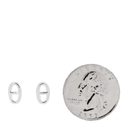 Hermes Sterling Silver TPM Farandole Earrings 2 of 5