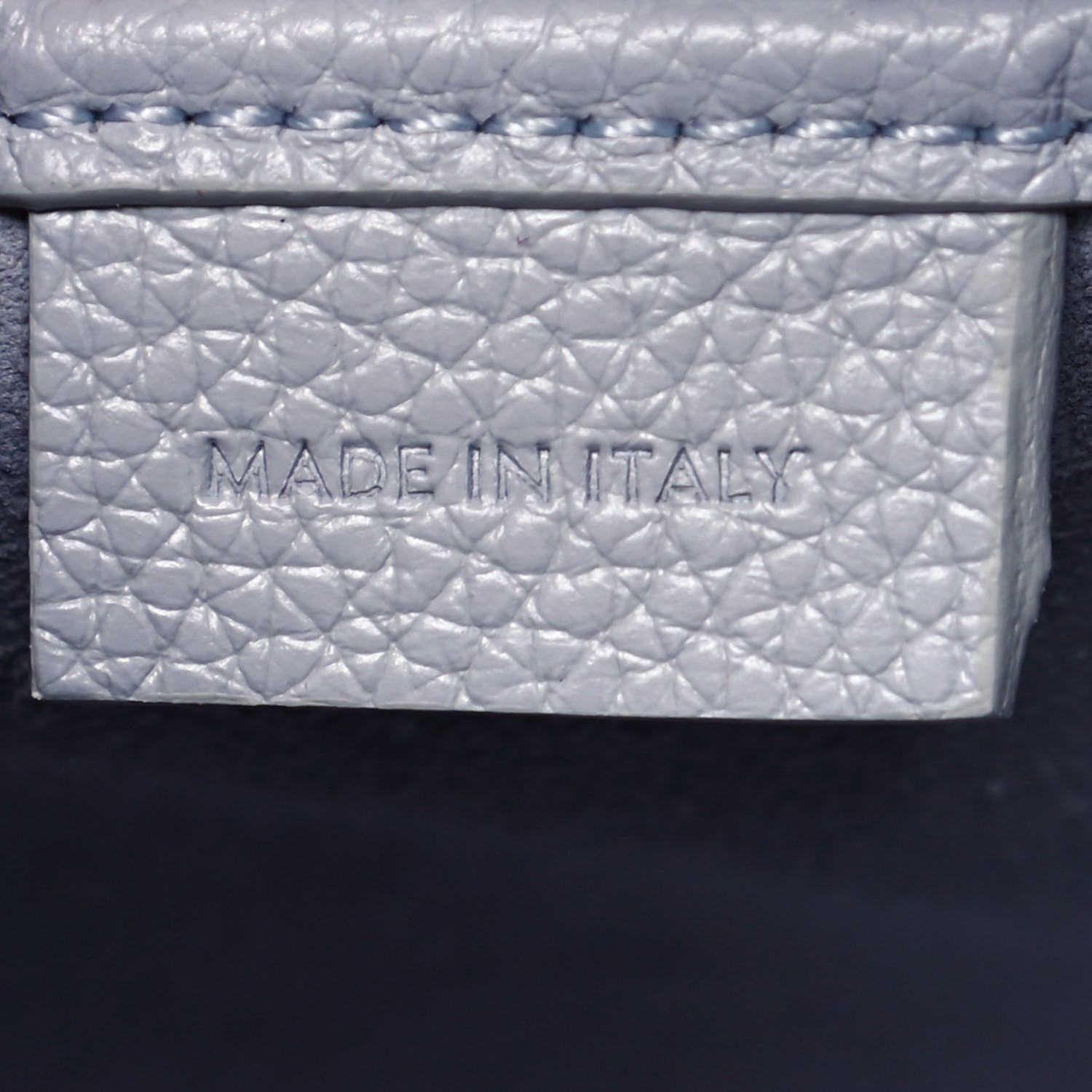 Celine Drummed Calfskin Nano Luggage Pearl 8 of 14