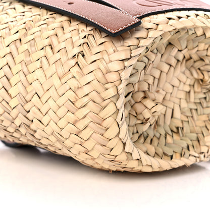Loewe Raffia Small Basket Tote Bag Natural Tan 7 of 8