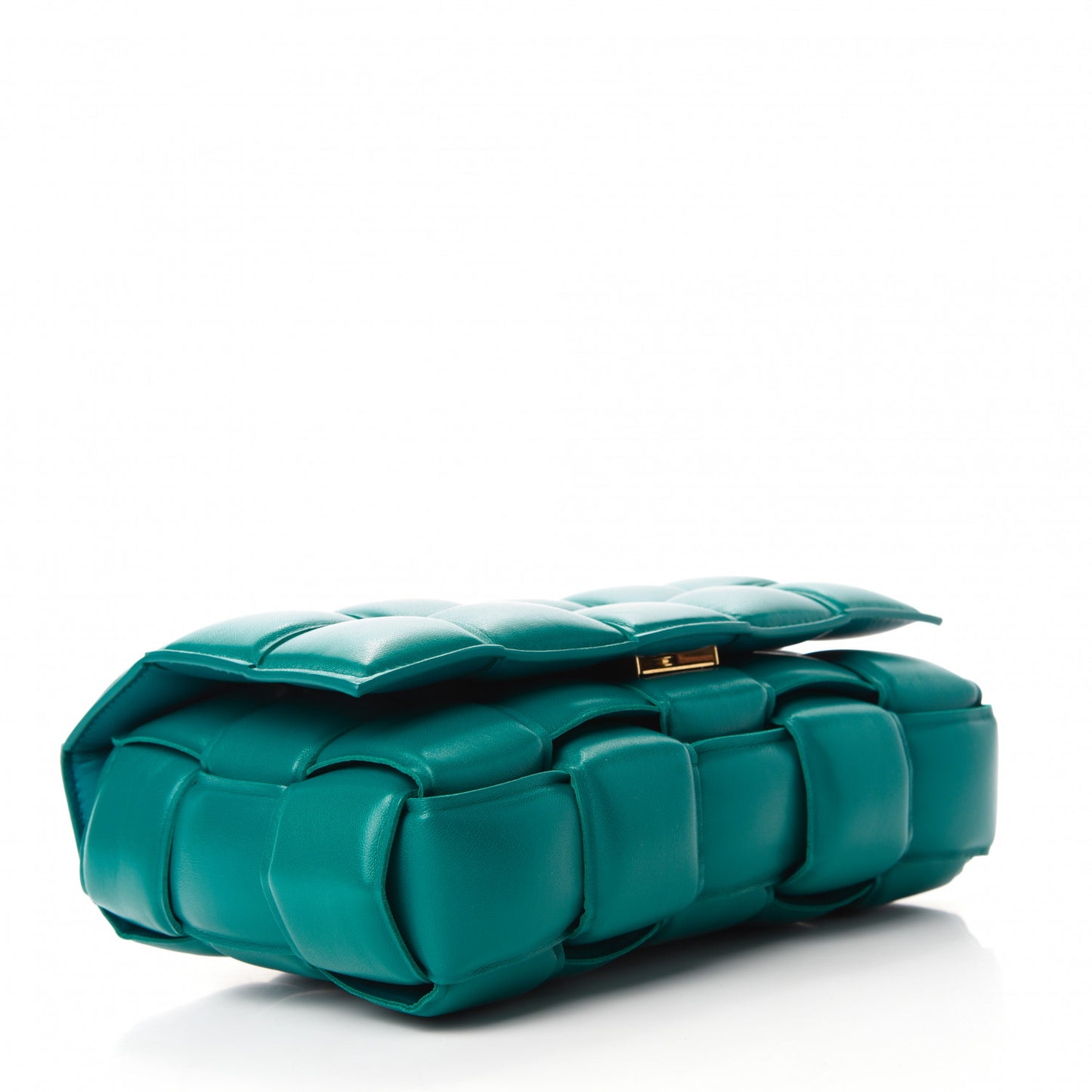 Nappa Maxi Intreccio Padded Cassette Crossbody Bag