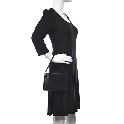 Louis Vuitton Epi Pochette Accessories 24 Black 2 of 11