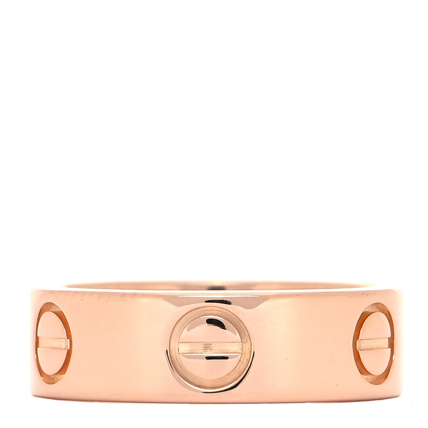 18K Pink Gold 5.5mm LOVE Ring 49 4.75