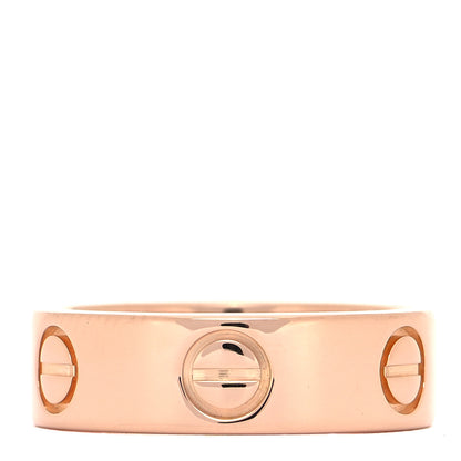 Cartier 18K Pink Gold 5.5mm LOVE Ring 49 4.75 3 of 4