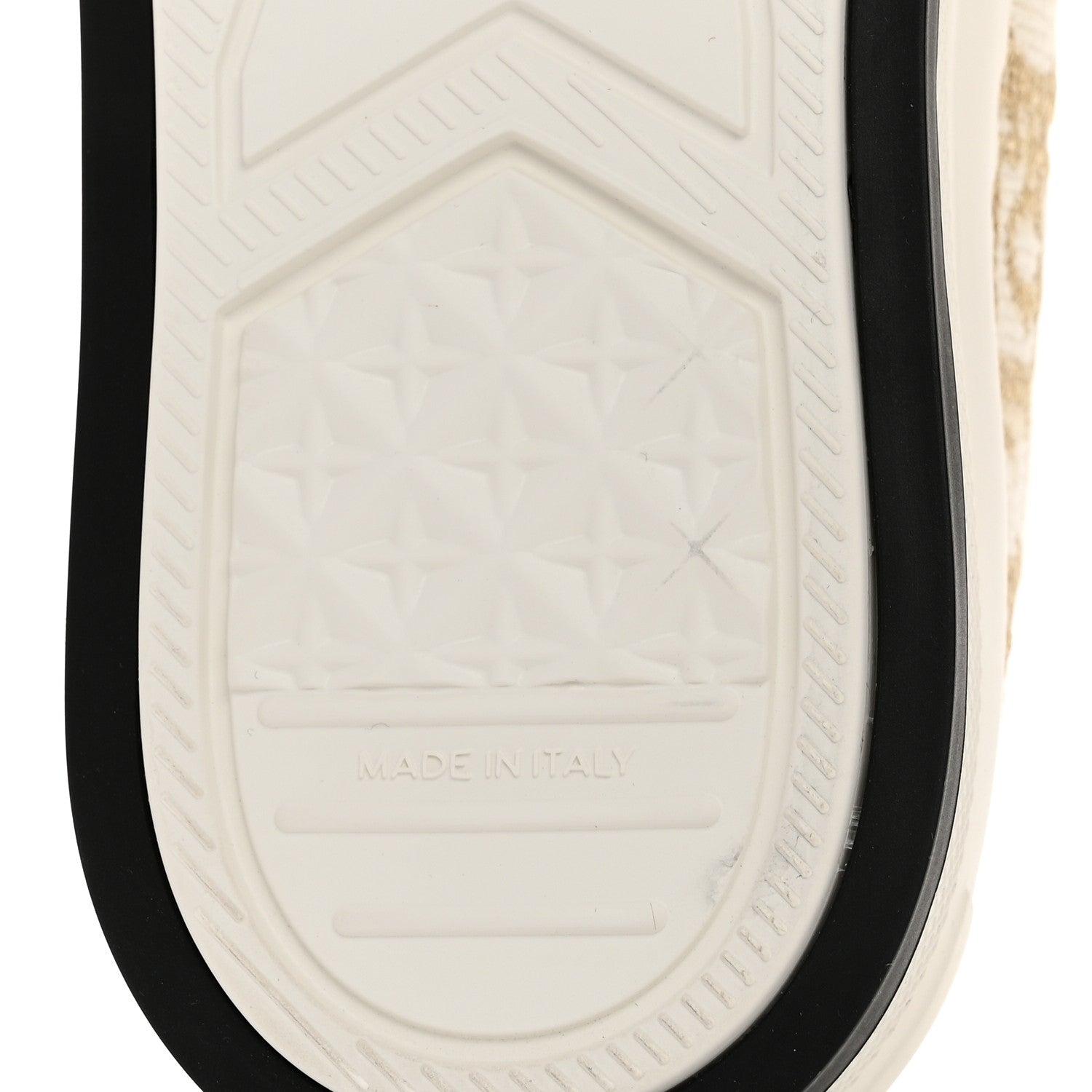 Christian Dior Canvas Lurex Oblique Walk'N'Dior Platform Sneakers 37.5 Pale Gold 8 of 9