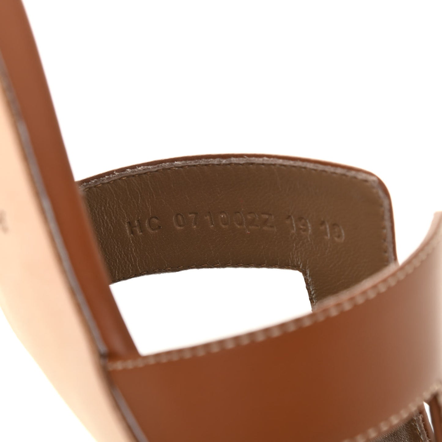 Calfskin Oasis Sandals 37.5 Gold