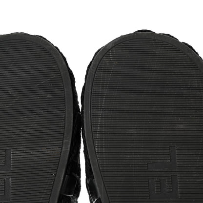 Chanel Cord Braided CC Mules 40 Black 9 of 10