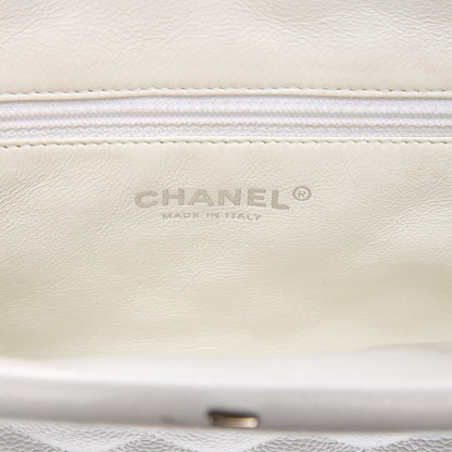 Chanel Caviar Quilted Timeless Clutch White 6 of 10