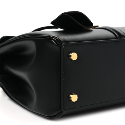 Celine Satinated Calfskin Small 16 Top Handle Bag Black 9 of 10