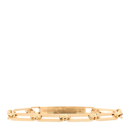 Hermes 18K Yellow Gold Diamond PM Kelly Chaine Bracelet SH 2 of 4