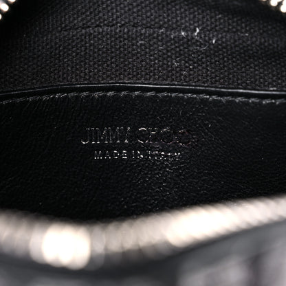 Jimmy Choo Glitter JC Logo Camera Bag Silver Black 6 of 10